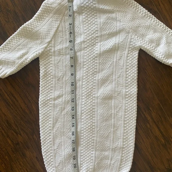 Vintage Amana Woolen Mills Infant Bunting / Sleep Sack – 100% Cotton Knit, USA